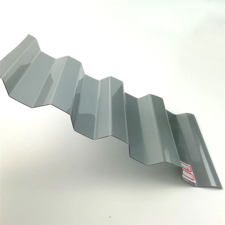 China Corrugated Polycarbonate Clear Plastic Roofing Sheets