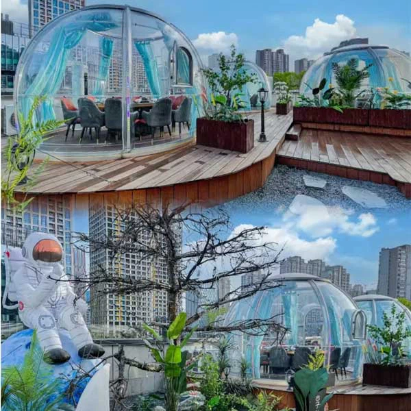 Geodesic Dome Outdoor Igloo For Glamping Pods